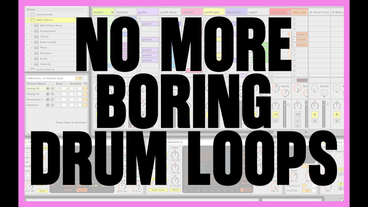 Вариации на барабанах &mdash; Bosh's Ableton Beginner Bits