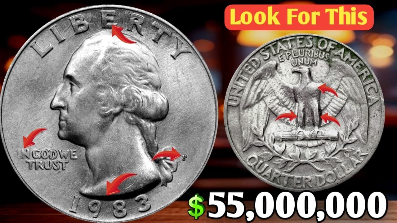 LOOK FOR THIS: How Much is a 1983-P Error Washington Quarter Dollar Worth a Lot of Big Money?