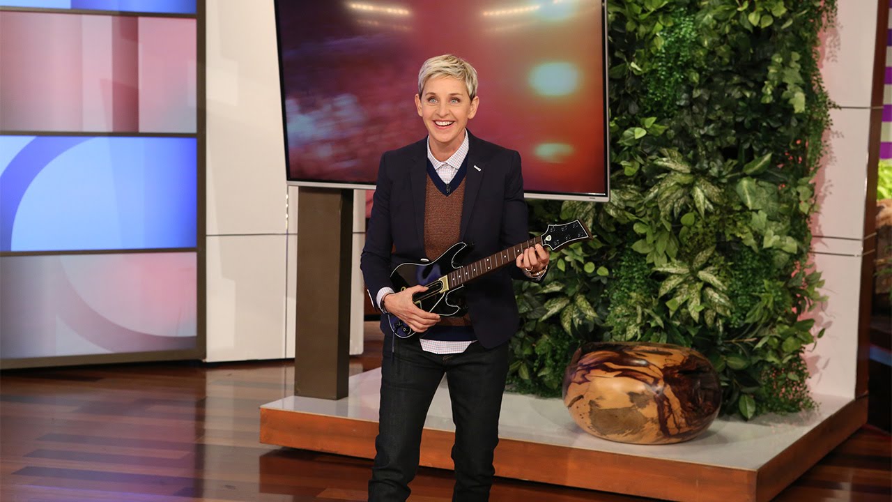Ellen's Impressive Guitar Skills