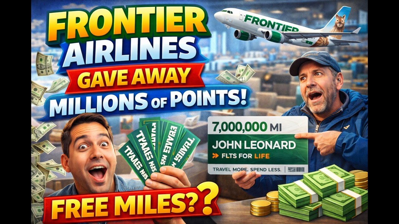 Podr&oacute;żniczy wtorek: rozdawnictwo mil linii Frontier Airlines