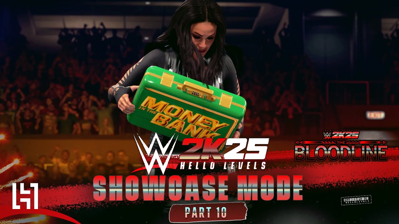 WWE 2K25 Showcase Mode Gameplay Part 10 - Tamina - Money In The Bank Match