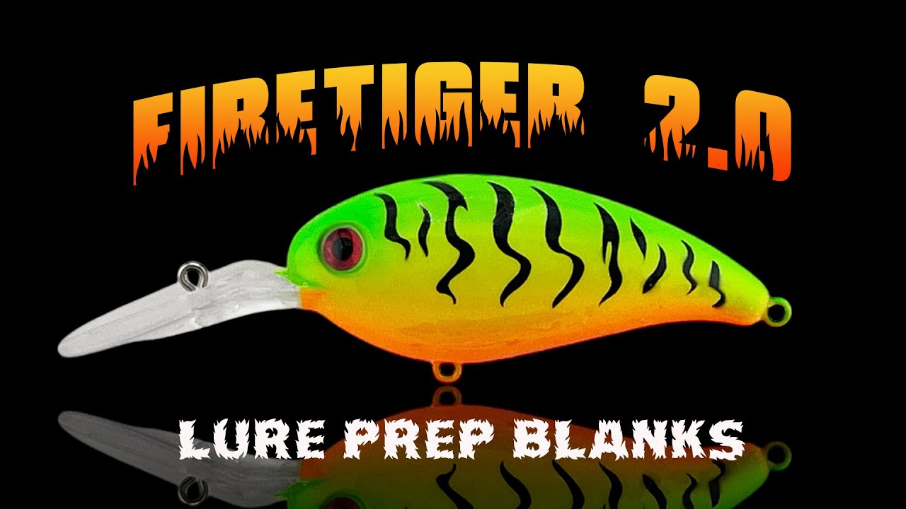 Airbrushing a Bunch of FireTiger 2.0 with the New Gaahleri Mobius .2mm - Lure Prep to Final Finish