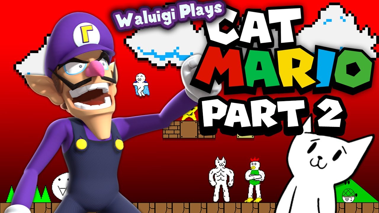Валуиджи играет: КОТ МАРИООО!!! ЧАСТЬ 2