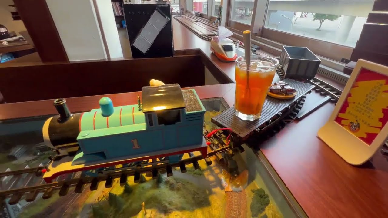 阿立圓山玩具模型社 阿立圓山運轉所 運轉體驗 火車飲品 MJ miniatures & trains