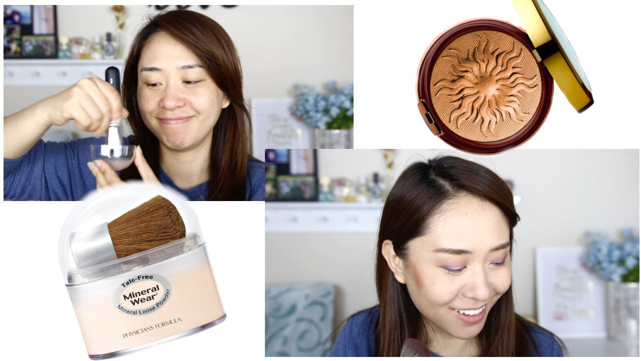 PHYSICIANS FORMULA | Loose Powder Foundation + Bronze Booster | Test | Drugstore makeup series