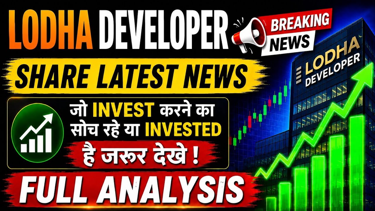 Lodha Developer Share Latest News|Buy,Hold Ya Sell?| Full Analysis|char analysis|lodha share
