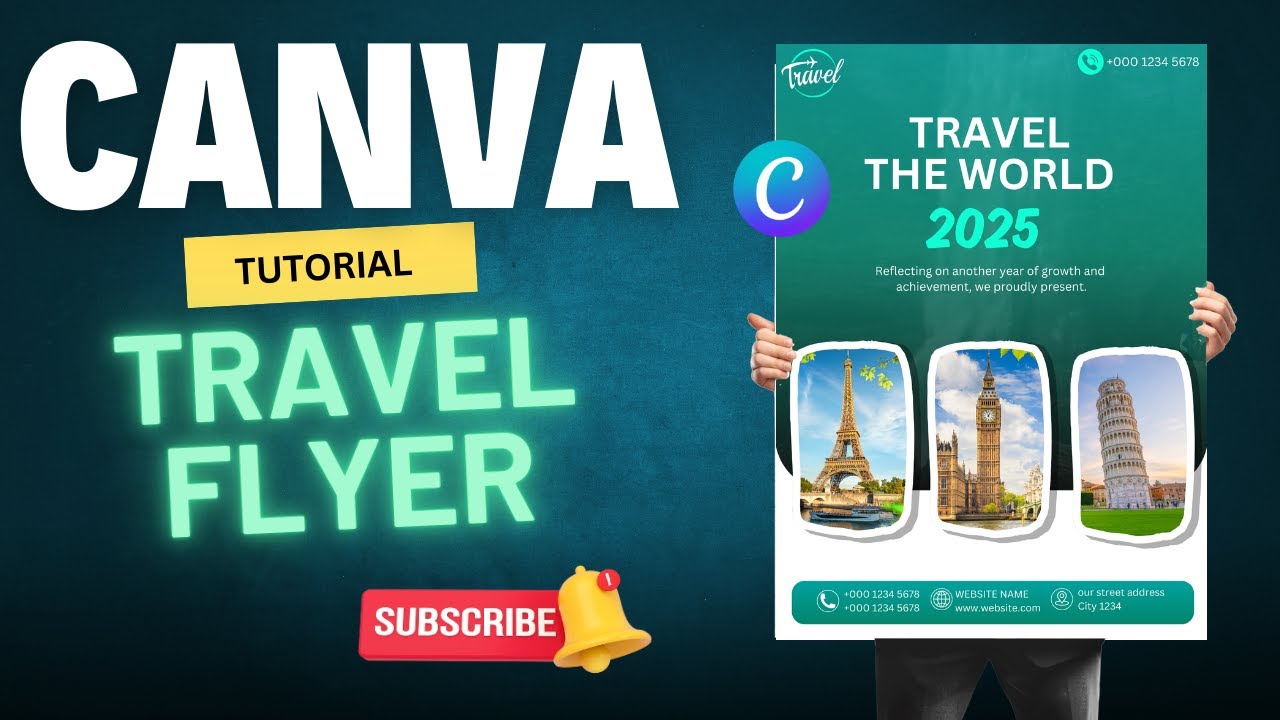 How to Create an Amazing Travel Flyer with Canva Tools