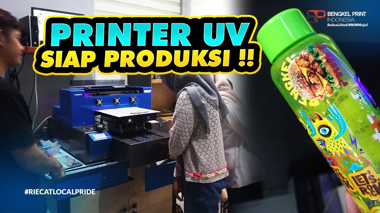 Training Printer UV Flatbed | Siap Produksi Setelah Training Mesin Printer UV