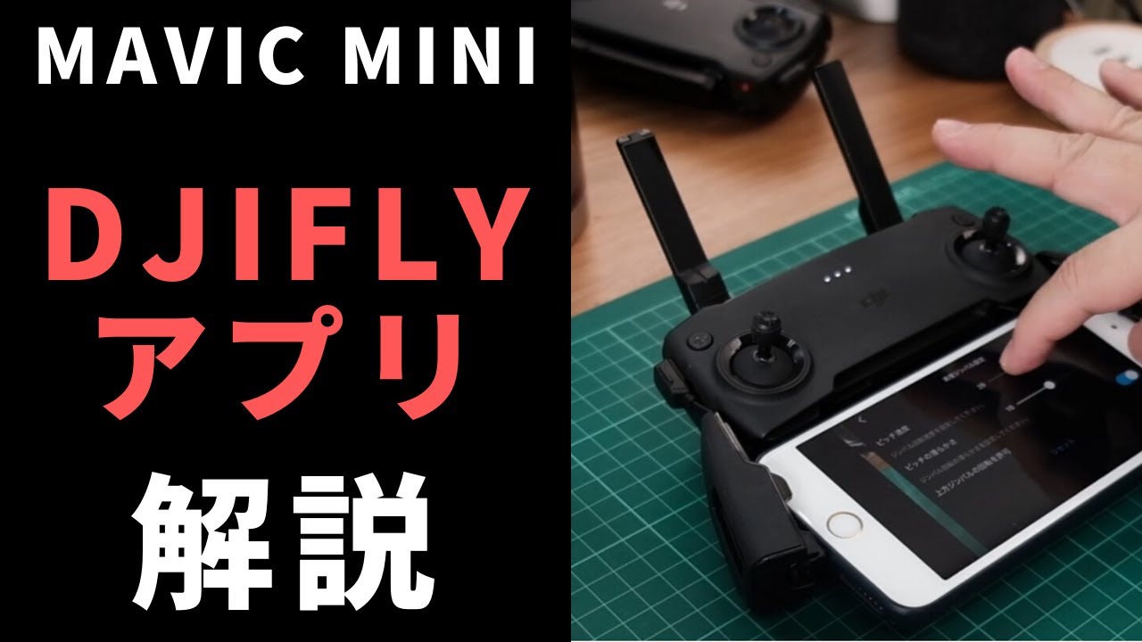 Mavic Mini アプリ DJI Flyのメニュー解説 (iOS版)