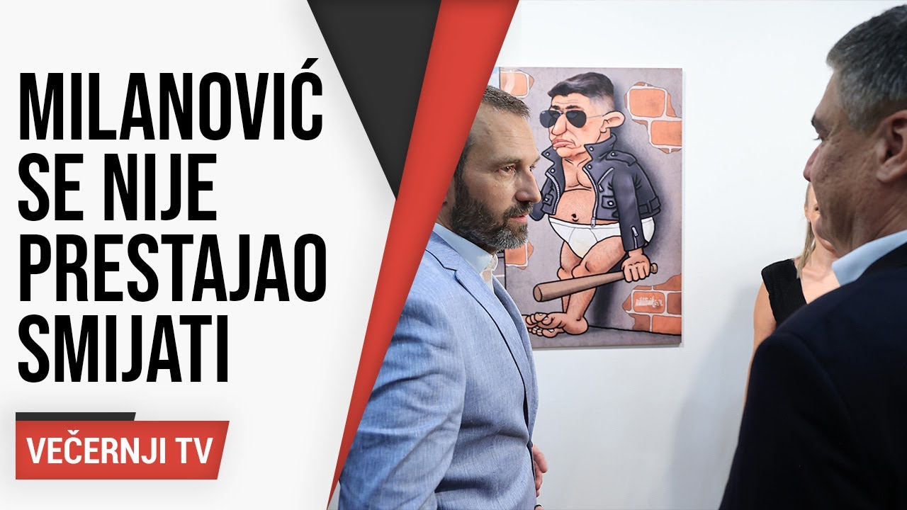 Nik Titanik izložio karikature Hrvata: Milanović se nije prestajao smijati, a kad je ugledao sebe...