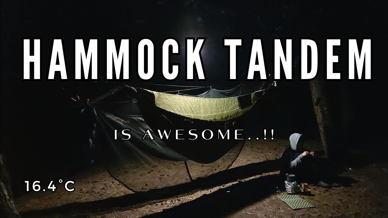 Tandem Hammock Camping In The Woods | DIY Spreader Bar [ IMPULSE: S4E1 ]