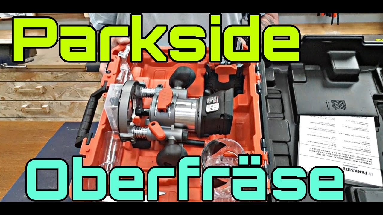 NEUHEIT!!PARKSIDE PERFORMANCE 20V Akku-Multifräse PMFAP 20-Li A1,Unboxing
