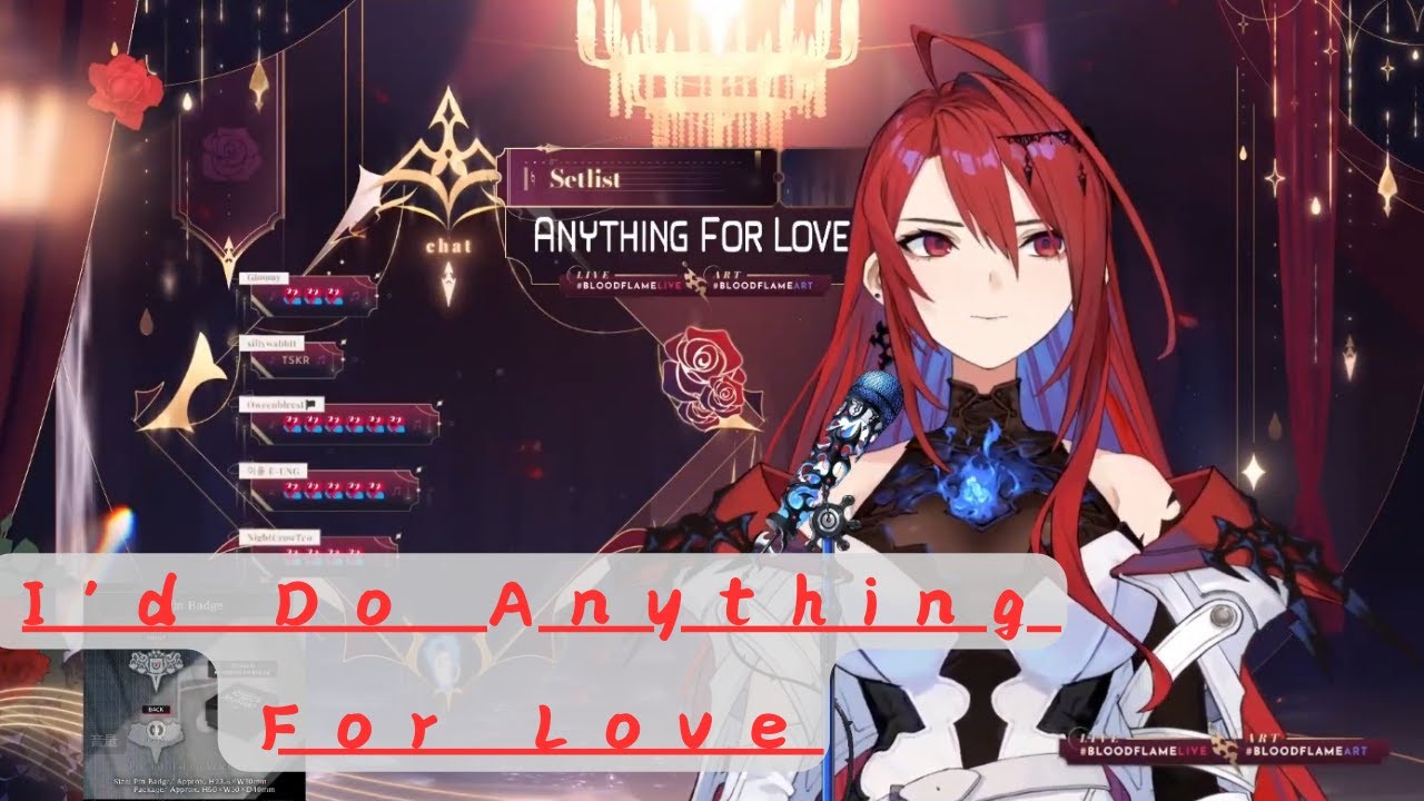 【UNARCHIVED KARAOKE CLIP】I'd Do Anything For Love / Meat Loaf  by Elizabeth Rose Bloodflame