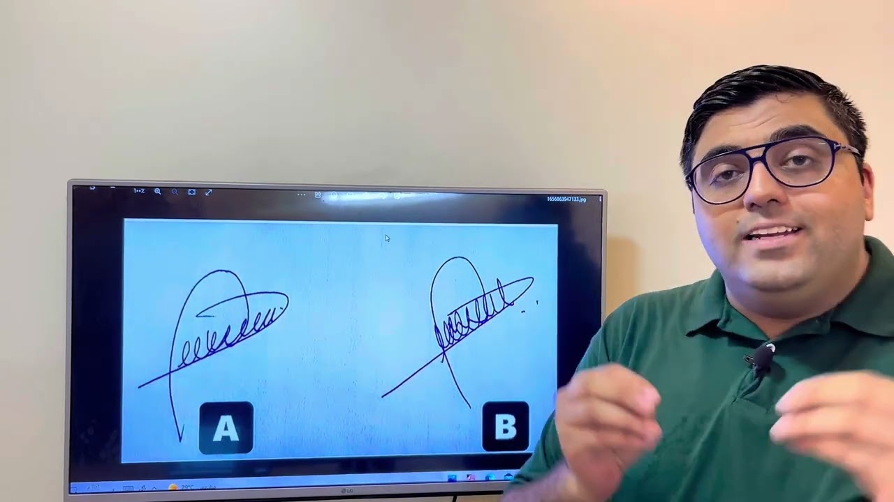 طريقة كشف التوقيع المزور مع الخبير الجنائي يوسف الرنتيسي