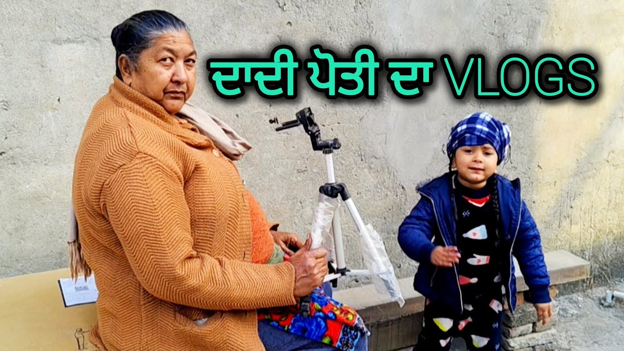 👩‍❤️‍👩 ਦਾਦੀ ਪੋਤੀ | #vlogs #youtube ( subscribe please )