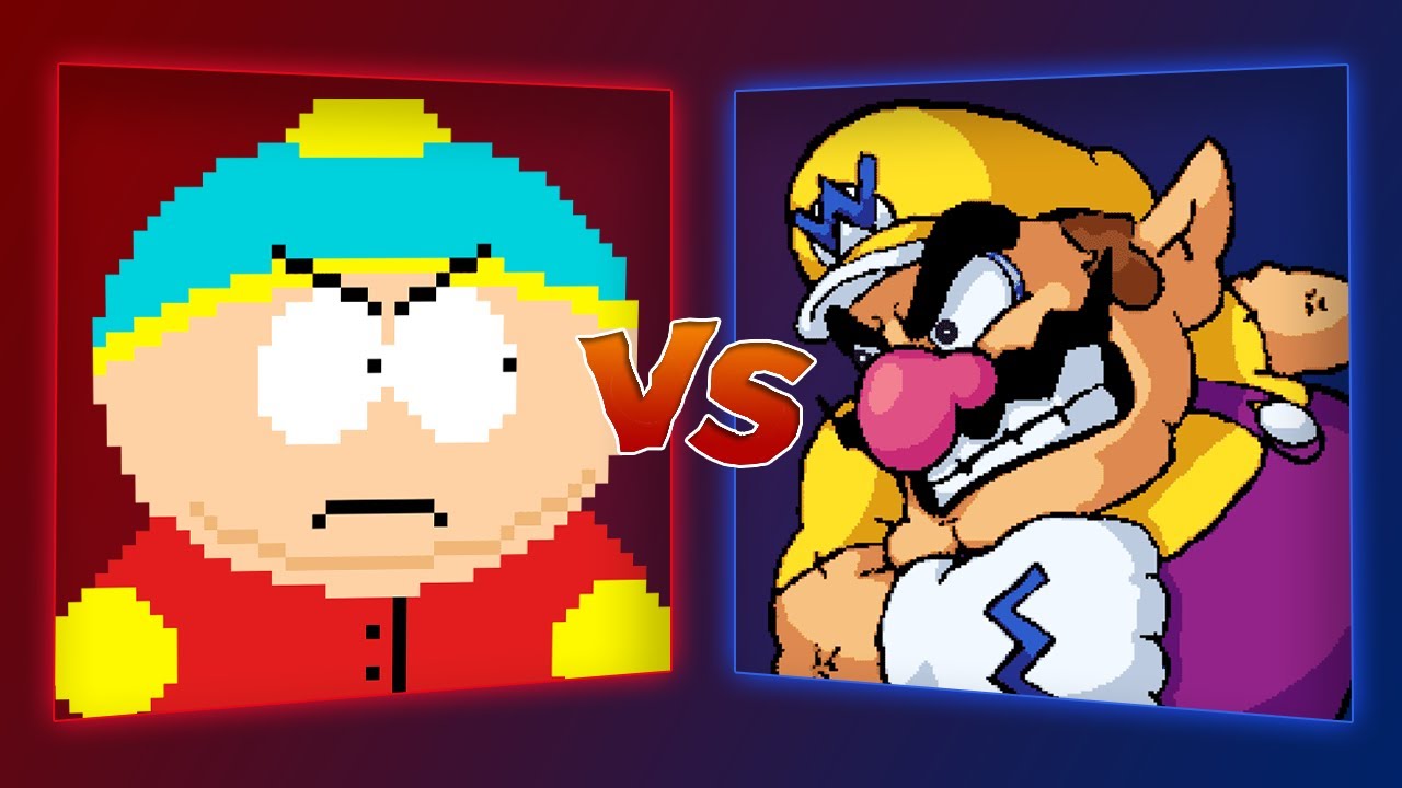 MUGEN Battle - Eric Cartman vs Wario