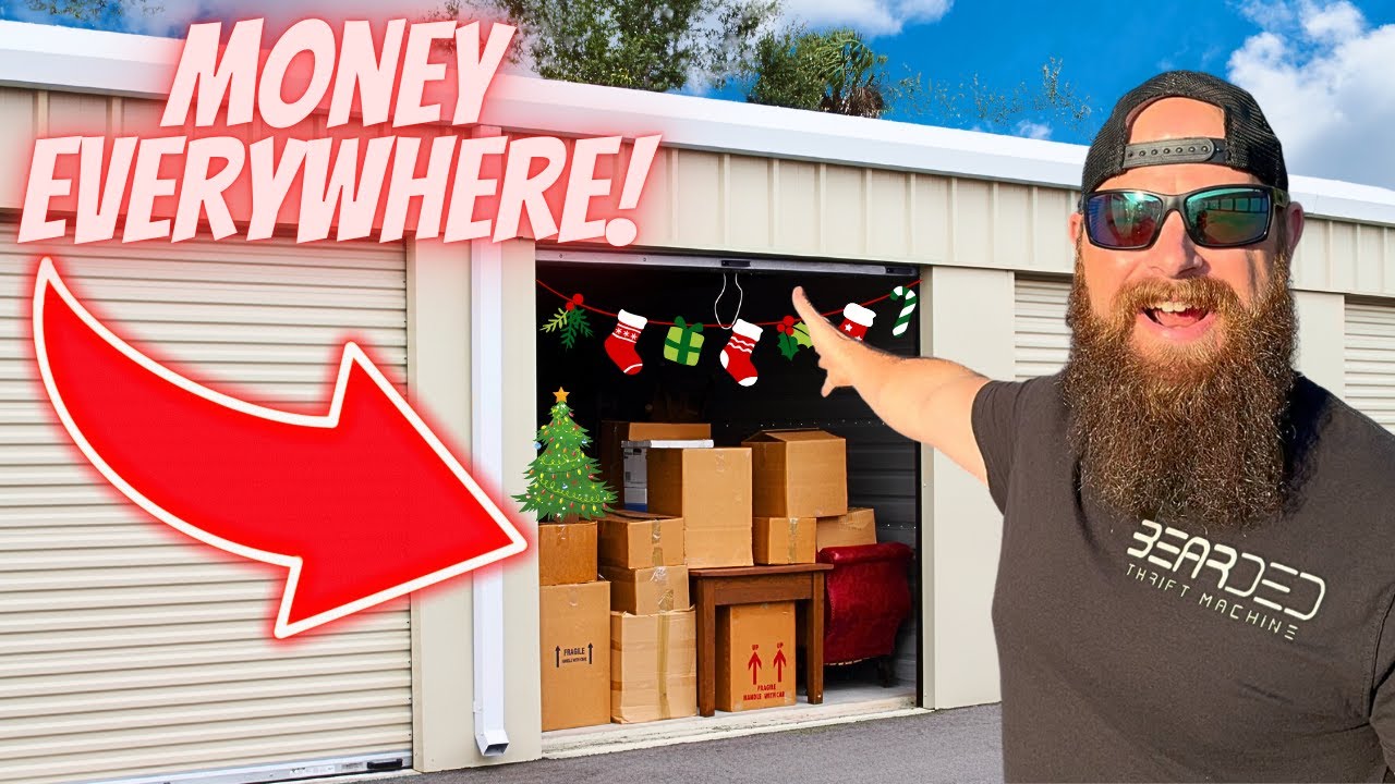 We bought the CHEAPEST abandoned storage unit we could find....
