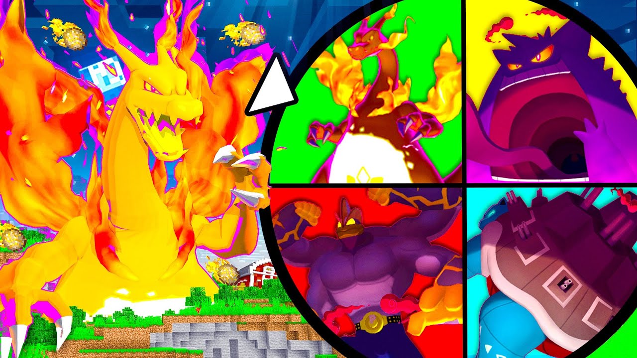 SPINNING A WHEEL to Catch GIGANTAMAX POKEMON in Minecraft PIXELMON!