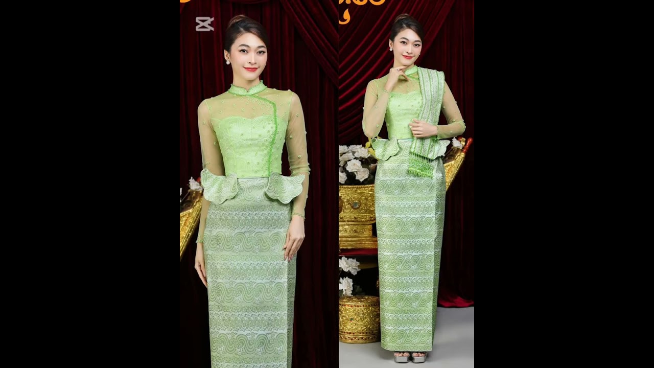 ချစ်စရာချုပ်ပုံလေးတွေ @BurmeseDressDesign 
