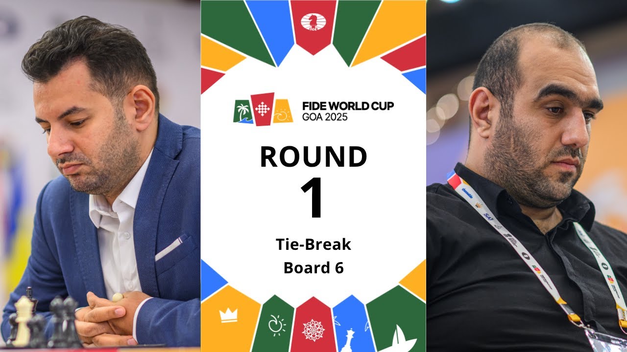 🇪🇬 Ahmed Adly – Karen H. Grigoryan 🇦🇲 | FIDE World Cup 2025 | Round 1 | Tie-break | Board 6