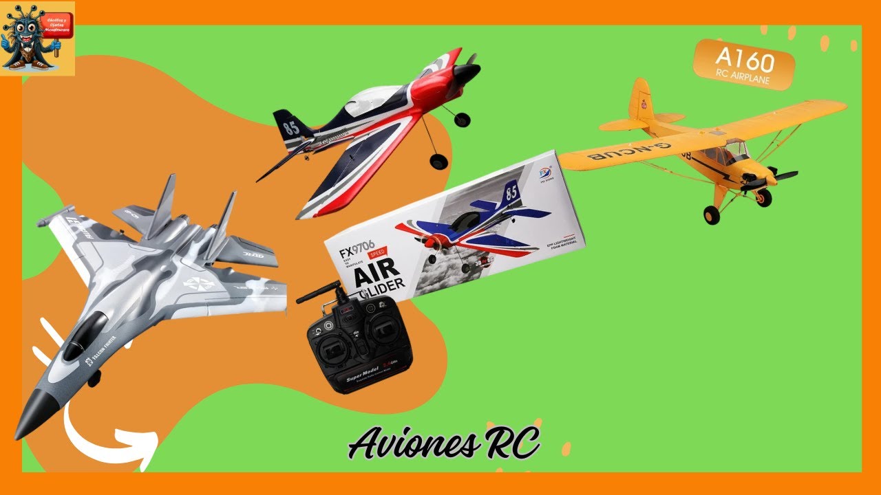 ✈️Los 3 MEJORES Aviones RC BUENOS  BARATOS de Aliexpress 2025✅Calidad Precio Avionetas Teledirigidos