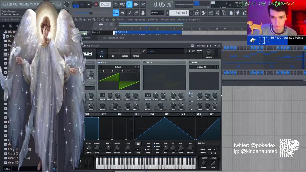 TAYLORMORGAN MAKING 5 CHILL BEATS 🥶 | 06/10/23
