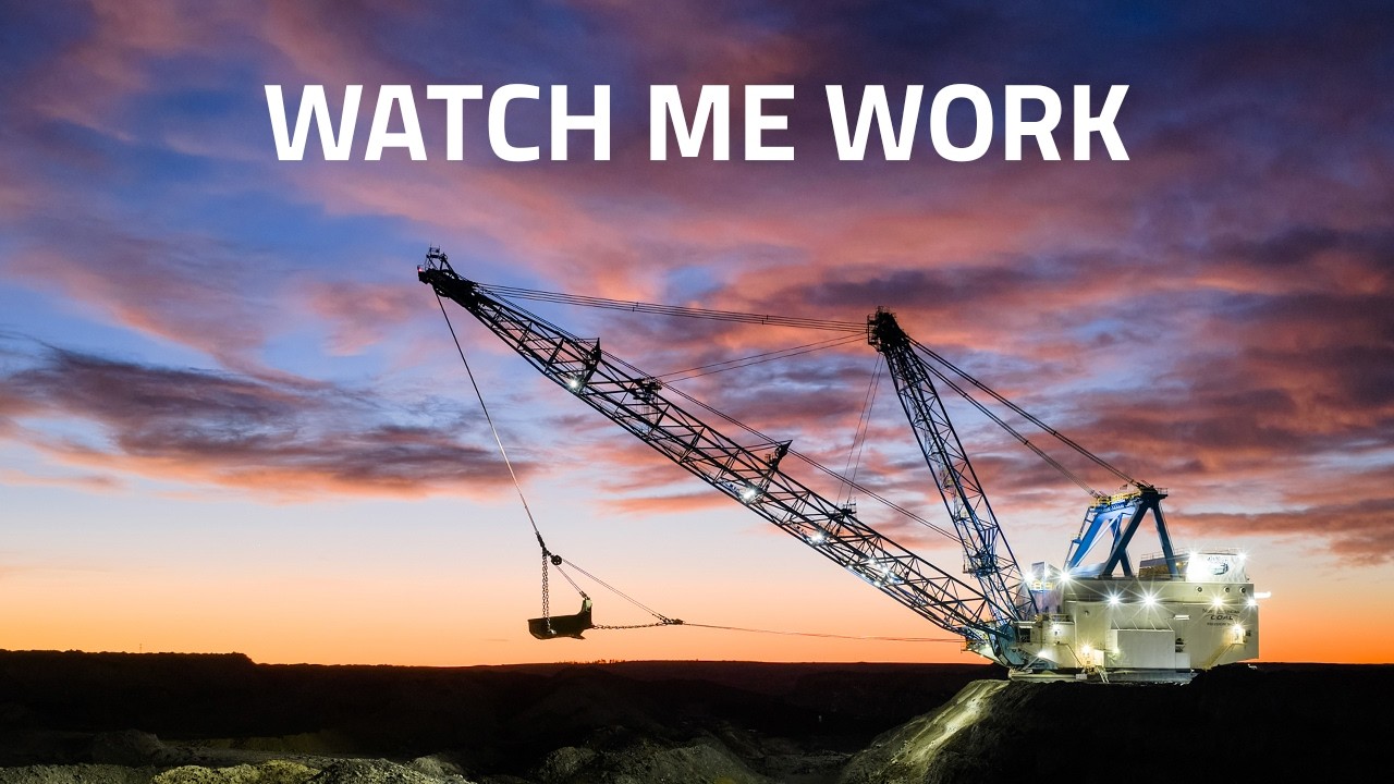 A Swimming Pool w/ Every Scoop&mdash;Draglines at Work!!