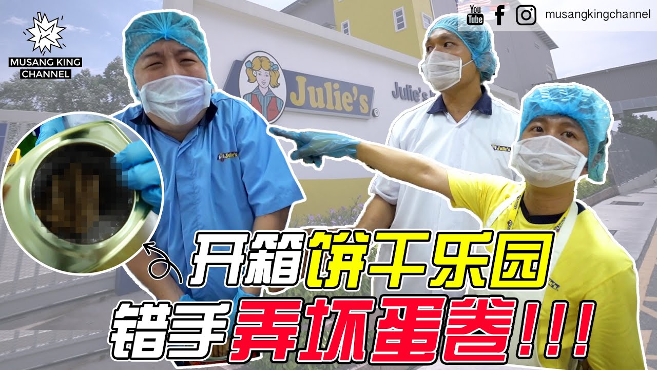 开箱饼干乐园 错手弄坏蛋卷!!!