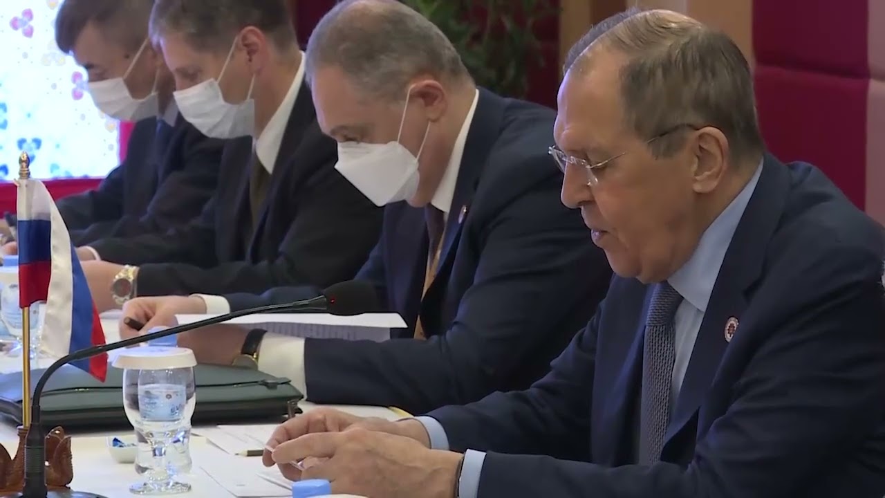 С.В.Лавров и Э.Юсоф, Пномпень, 5 августа 2022 года