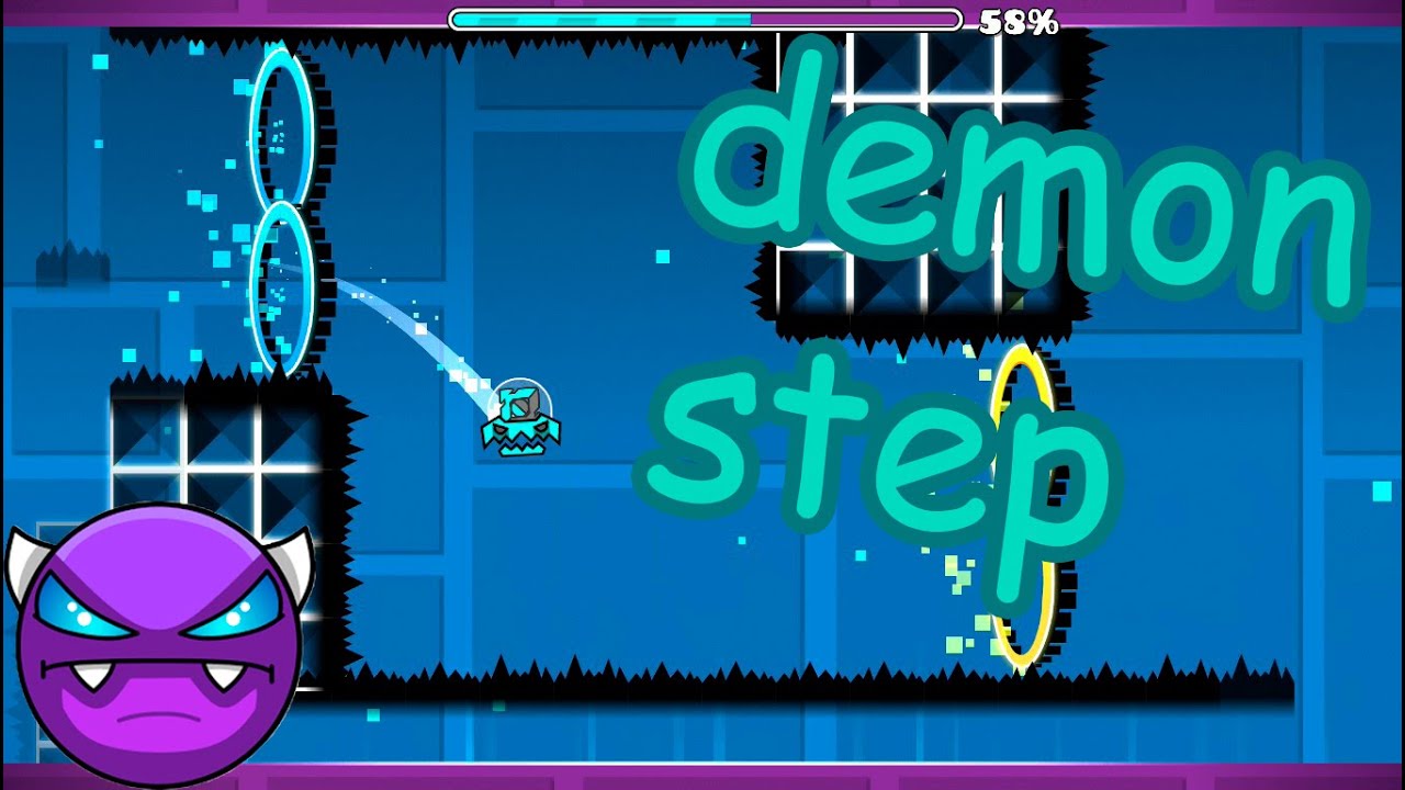 "demon step" 100% - (easy demon) by elemelon