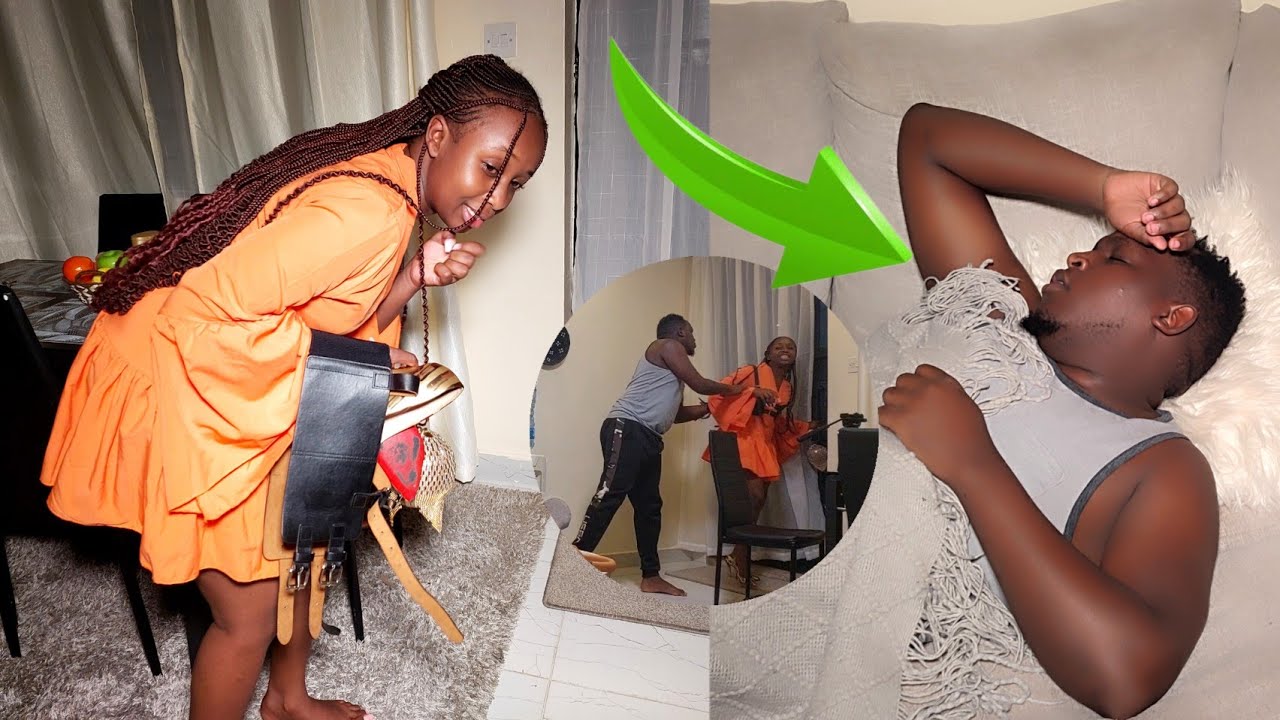 Sneaking Out In The Middle of The Night To See My Boyfriend's Reaction🤯😳*Bad Idea*🤦