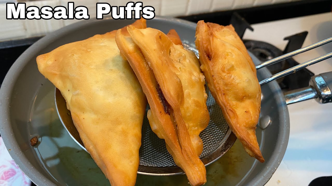 ಮಸಾಲಾ ಪಫ್ಸ್ |ಕ್ರಿಸ್ಪಿ, ಖಾರ ಖಾರ ಮಸಾಲಾ ತುಂಬಿ  ಬೇಕರಿಗಿಂತಲೂ ರುಚಿ  |Spicy Crispy Masala Pups At Home 2020