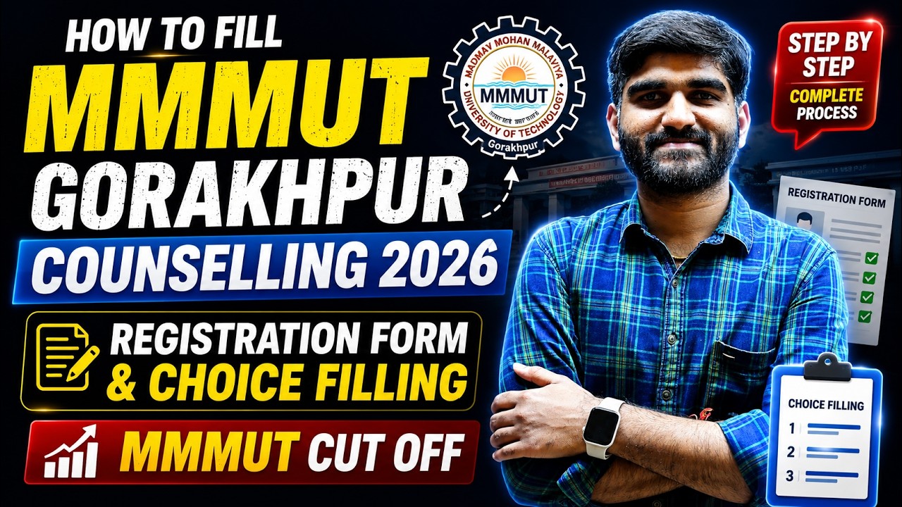 How to Fill MMMUT Counselling 2026 Registration Form✅ | MMMUT Gorakhpur Counselling | Choice Filling