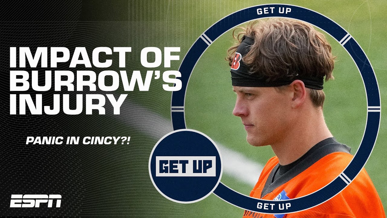 Joe Burrow's SCARY INJURY 😨 How the strained calf impacts the Bengals, Steelers & AFC North | Get Up