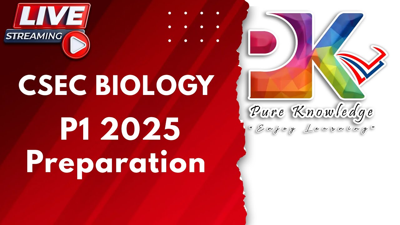CSEC Biology  Paper 1 2025 Last Minute Preparation