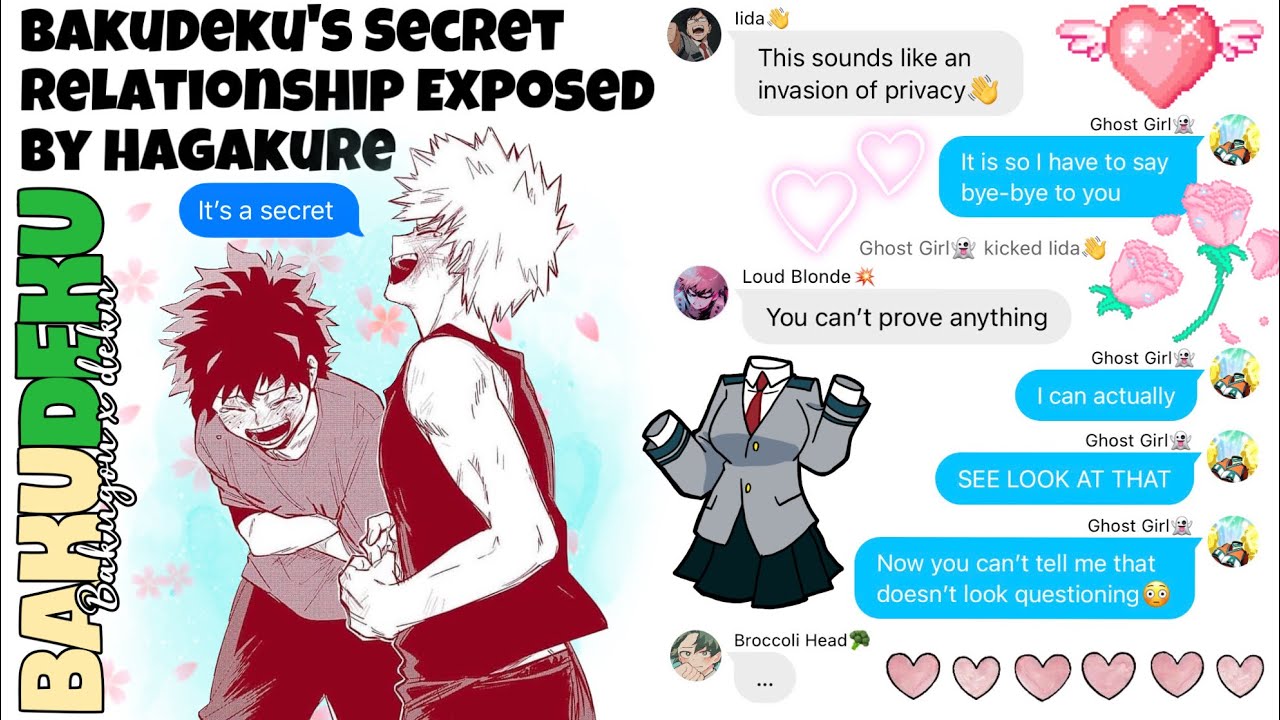 BakuDeku’s Secret Relationship Exposed By Hagakure | BkDk | BakuDeku Secret Relationship | MHA React