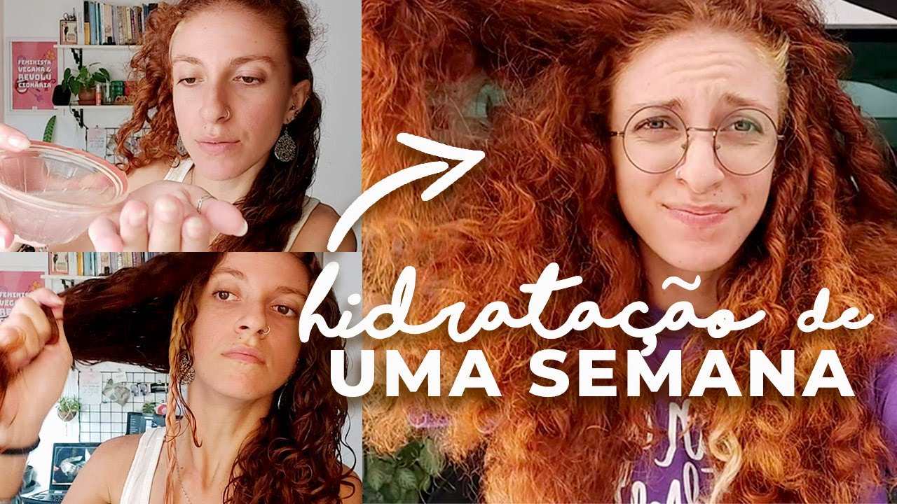 FIQUEI 1 SEMANA COM HIDRATA&Ccedil;&Atilde;O NO CABELO SEM LAVAR! FIQUEI CHOCADA COM O RESULTADO