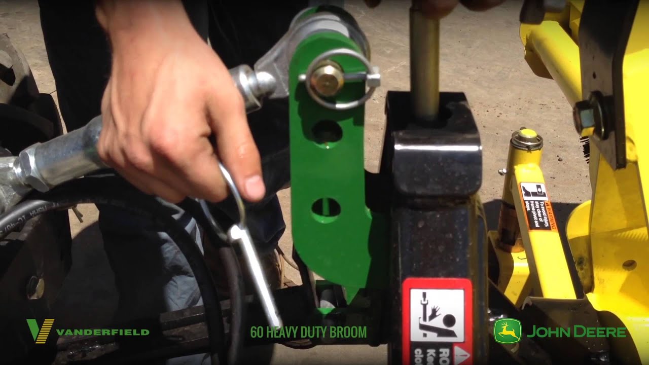 John Deere 60 Heavy Duty Broom at Vanderfield