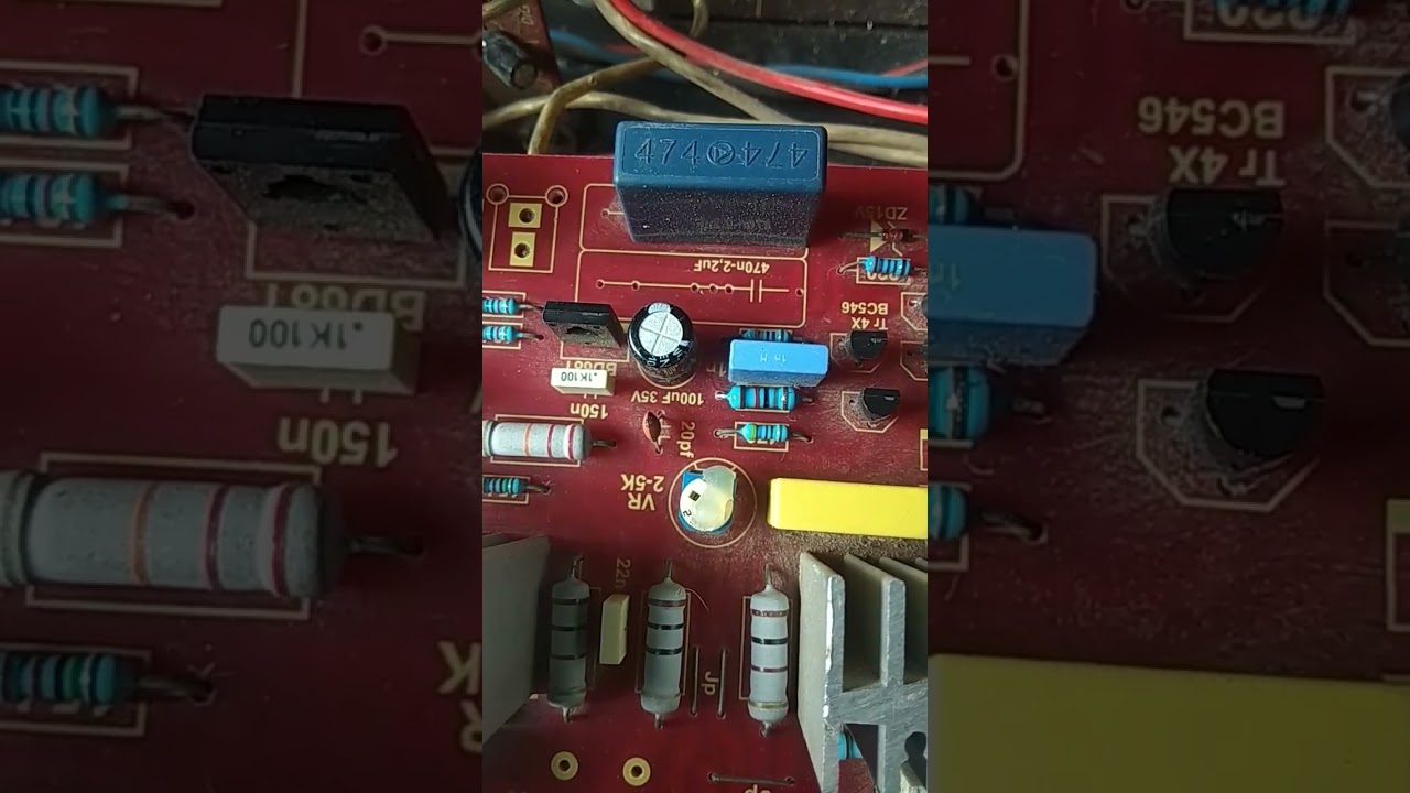 POWER BLEZER 500 W TIDAK ADA SUARA KERUSAKAN RESISTOR 18K