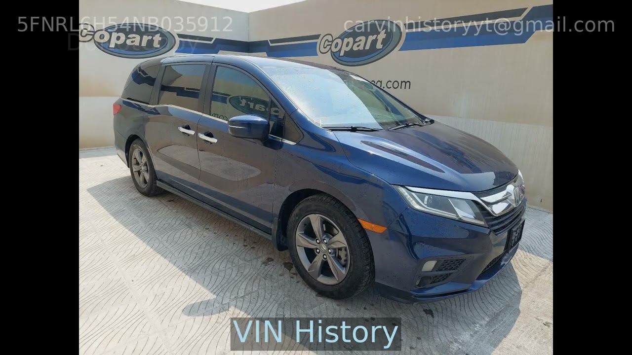 2022 Honda ODYSSEY 5FNRL6H54NB035912