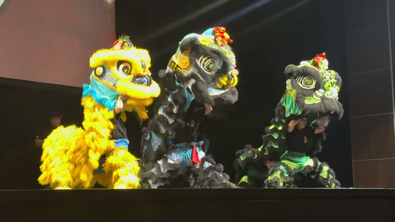 Dragon dance lunar new year 