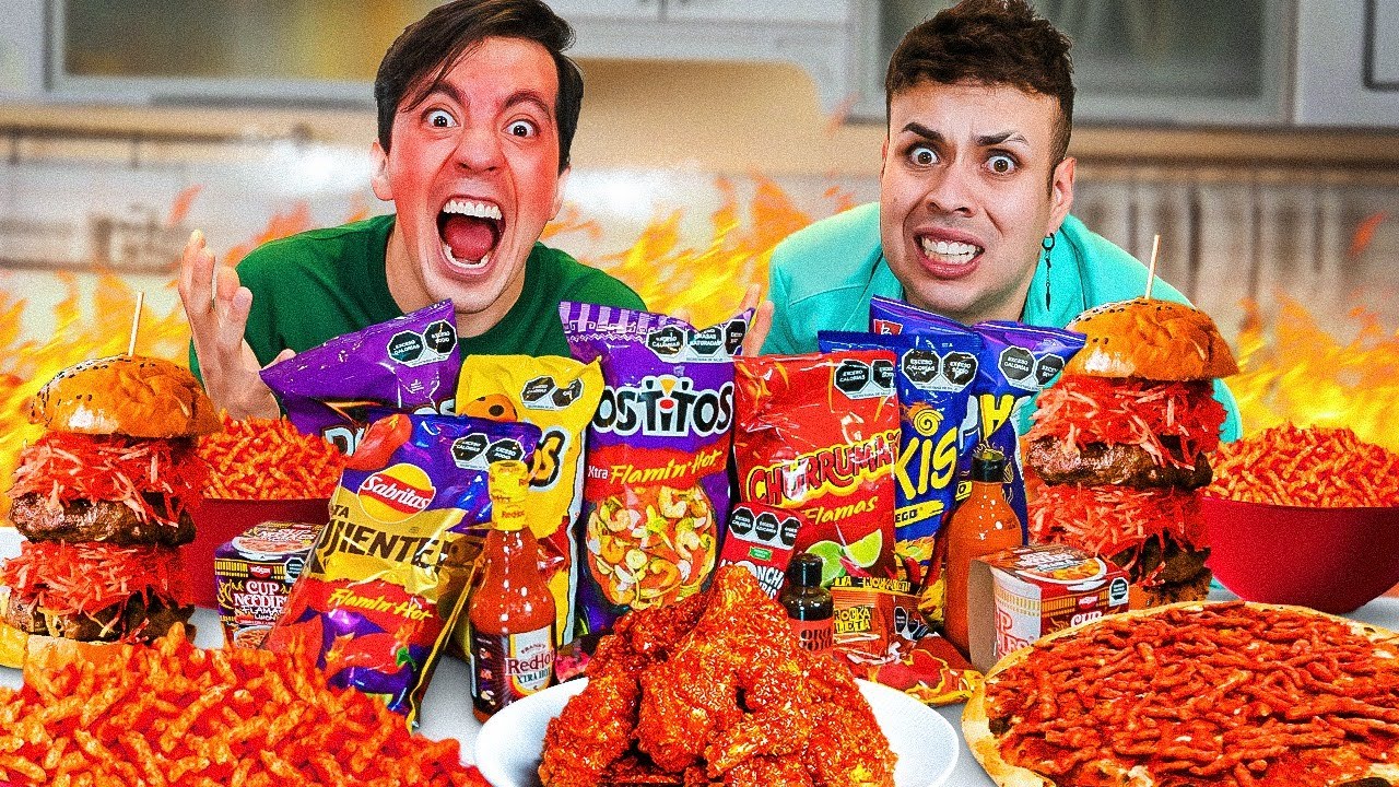 24 HORAS COMIENDO LA COMIDA M&Aacute;S PICANTE DEL MUNDO