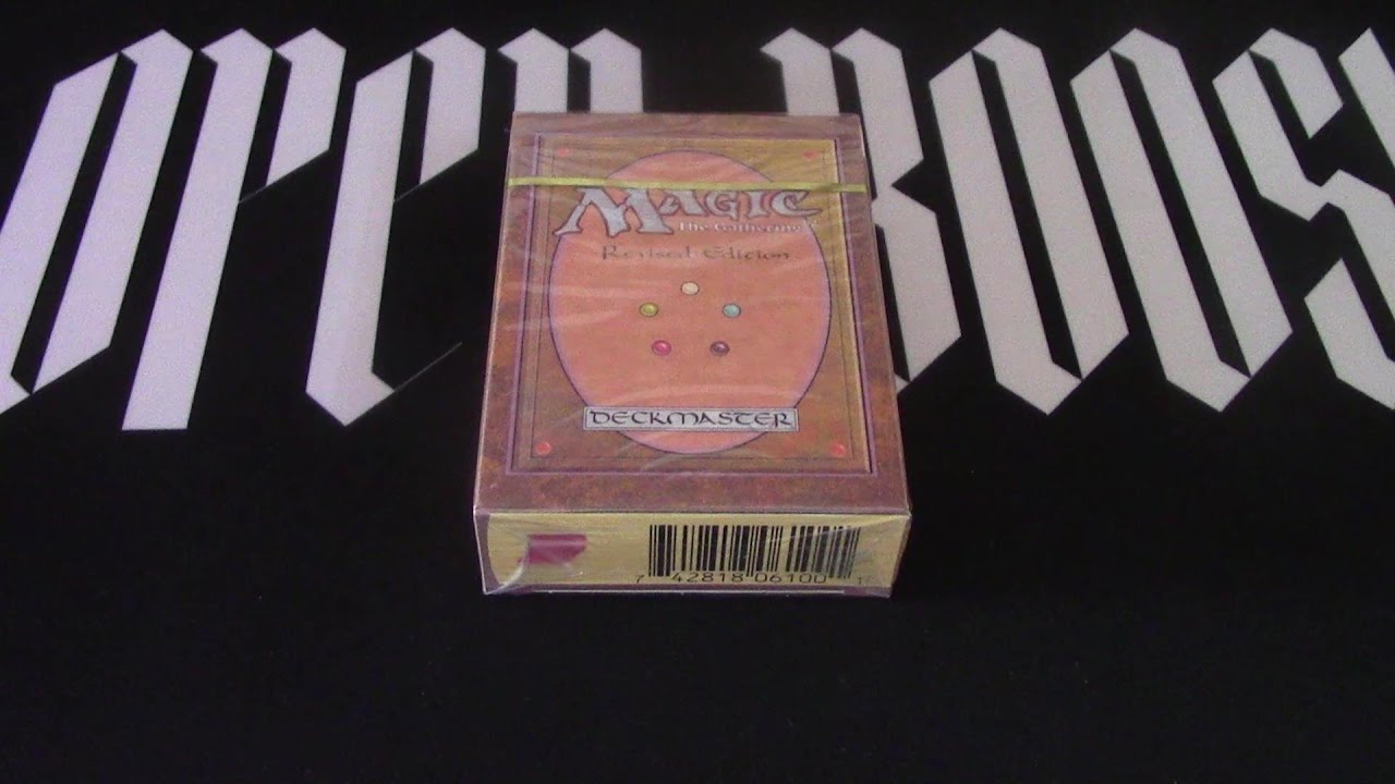 MTG Revised Starter Deck 4 from Sealed brick opened Openboosters Magic the Gathering!