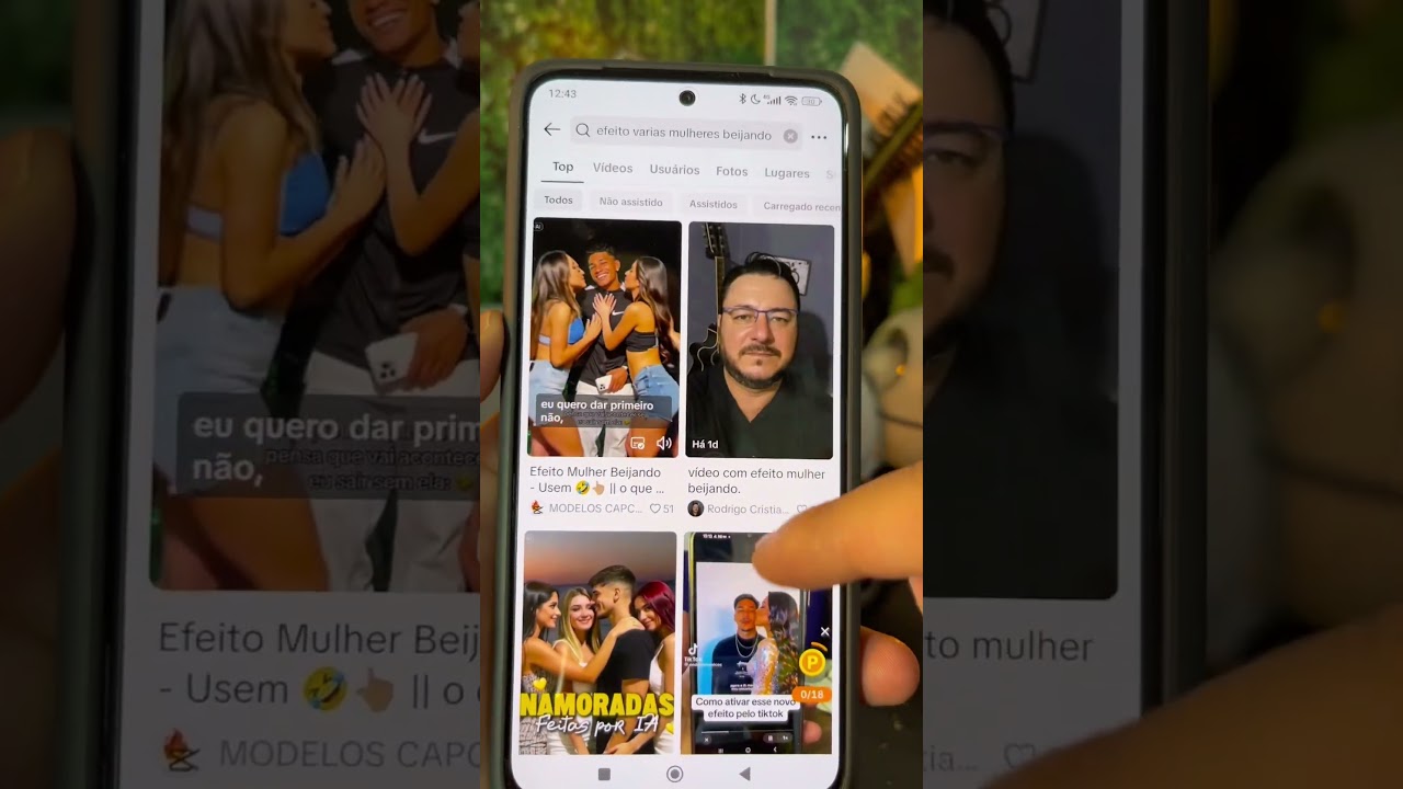 Como ativar esse efeito no celular nas suas fotos #celular #celulares