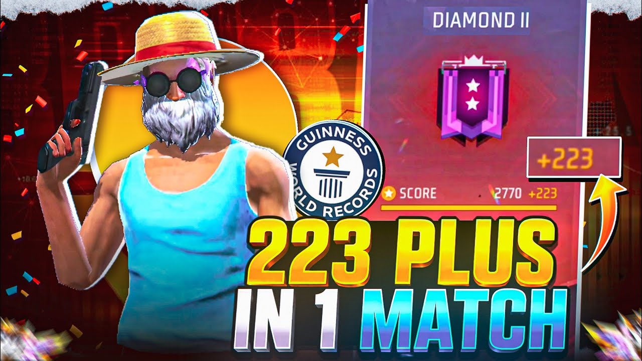223+ Plus In Just 1 Match 🔥 | Solo Br Rank Push Tips And Tricks | #freefire