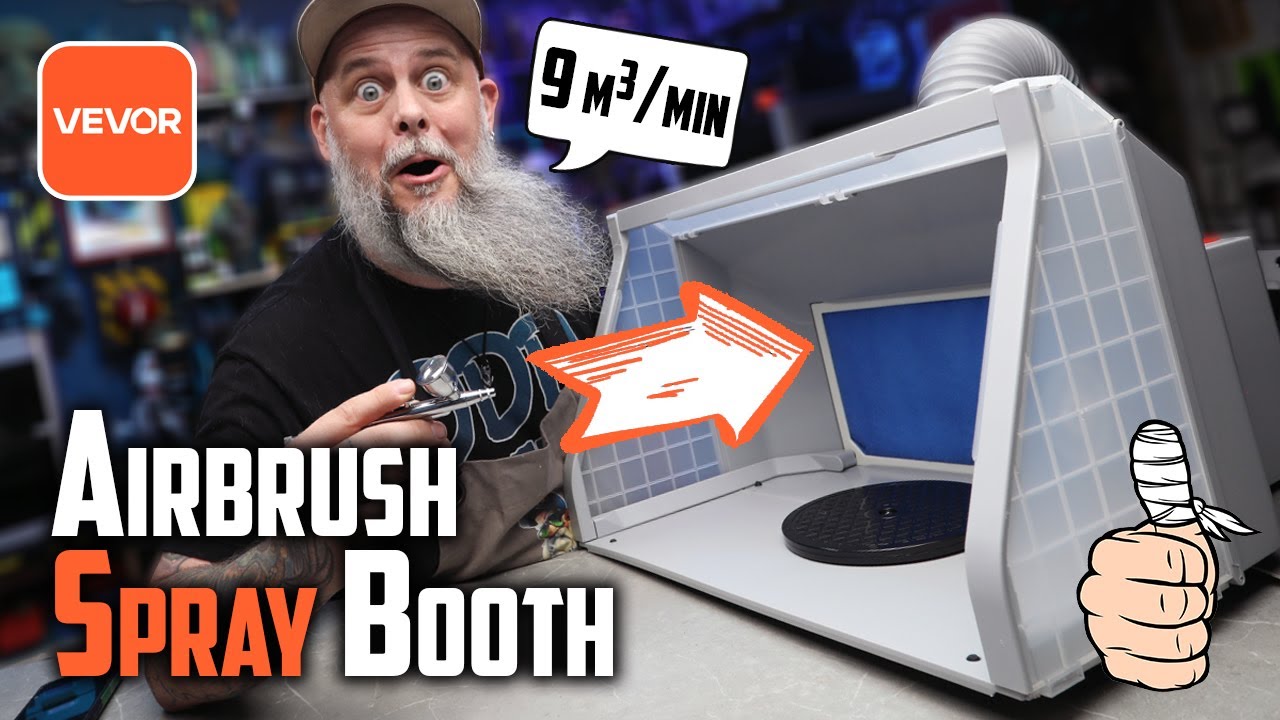 👉 VEVOR Airbrush Absauganlage im Test – Unboxing, Aufbau & erster Einsatz!