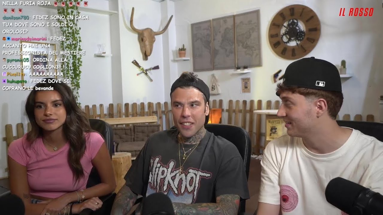 FEDEZ in live dal ROSSO prova a rimorchiare una RAGAZZA!