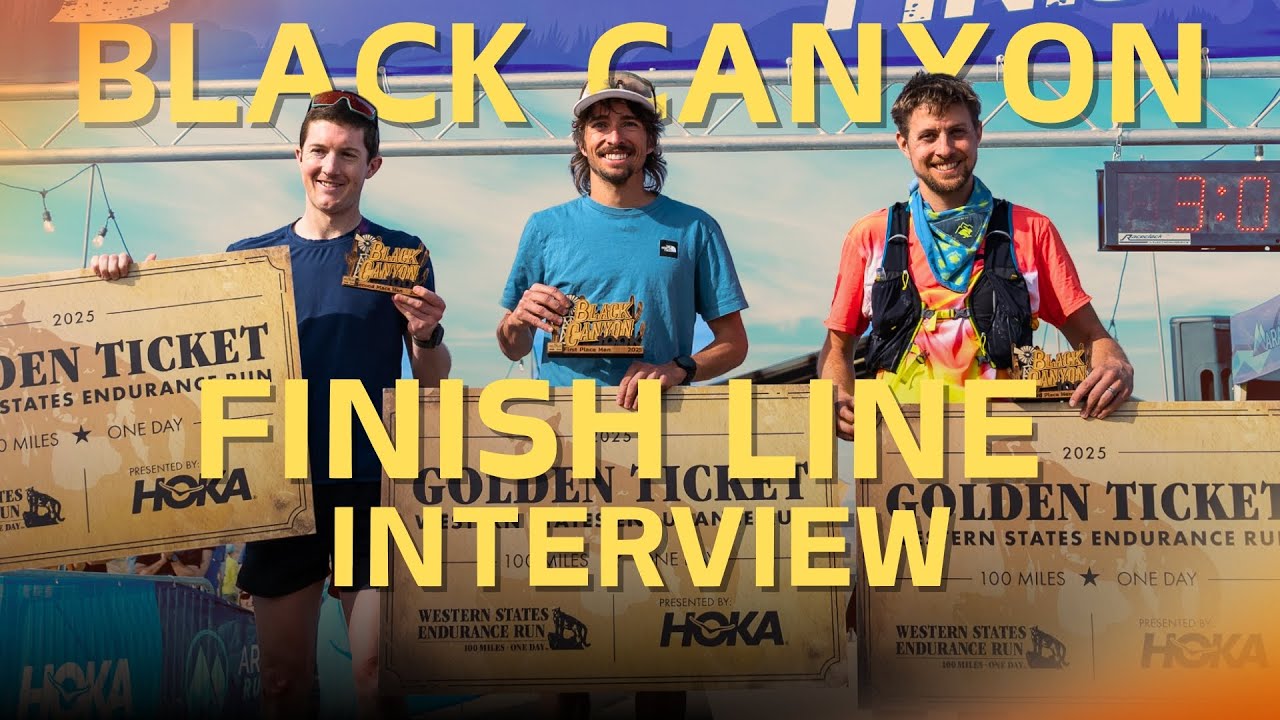 Men's 2025 Podium Interview | Black Canyon 100K w/ Seth Ruhling, Will Murray & Joe McConaughy