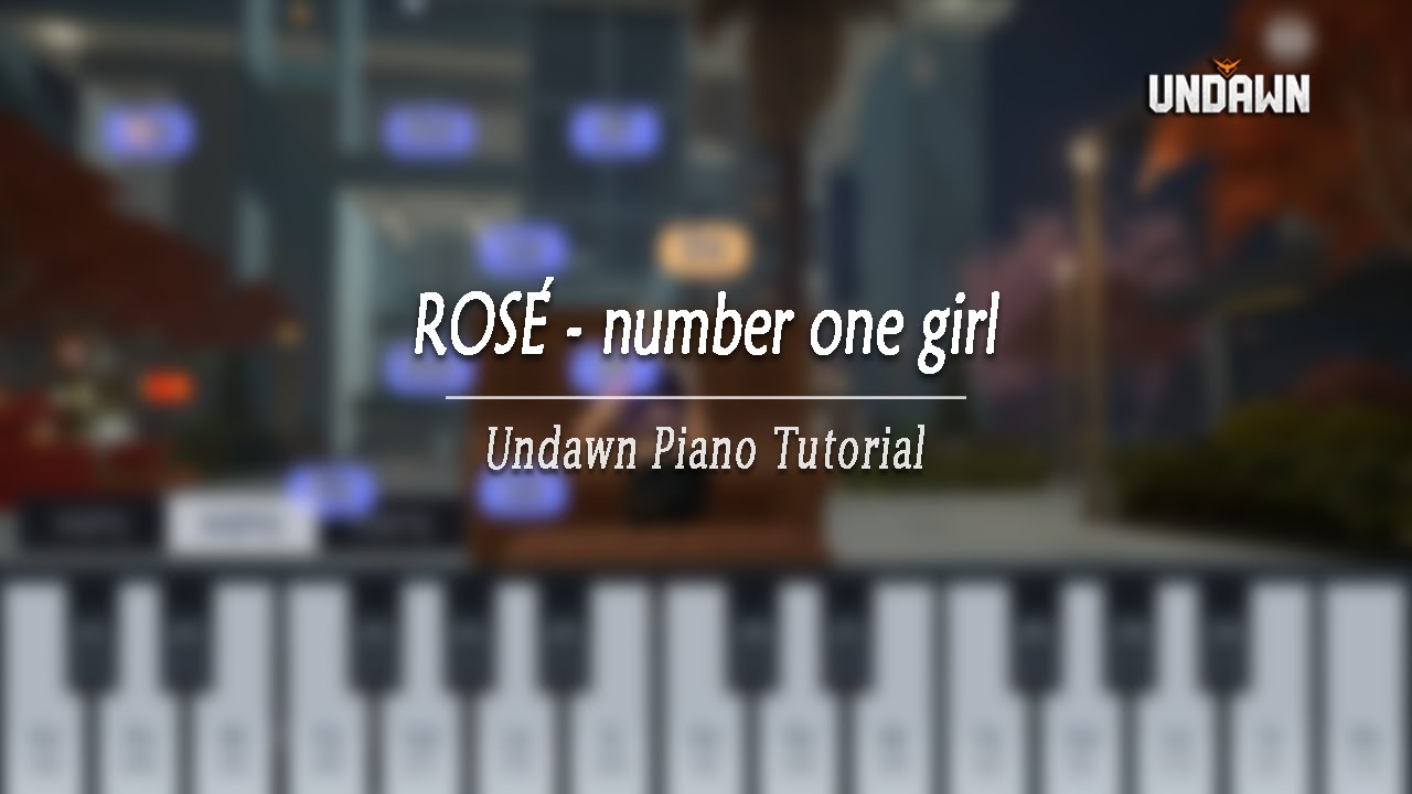 ROSÉ - number one girl | Garena Undawn piano Synthesia
