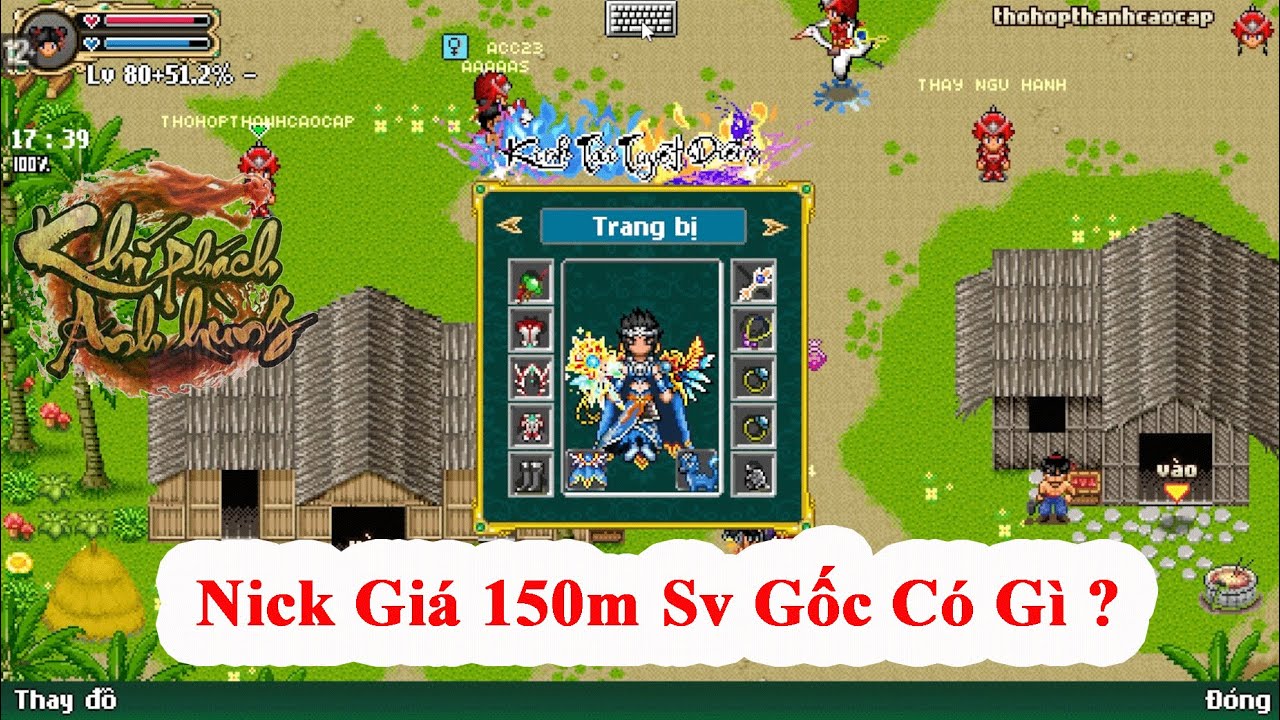 Game KPAH - Nick Giá 150m Server Gốc Teamobi Có Item Gì ? - Minh Đức KPAH
